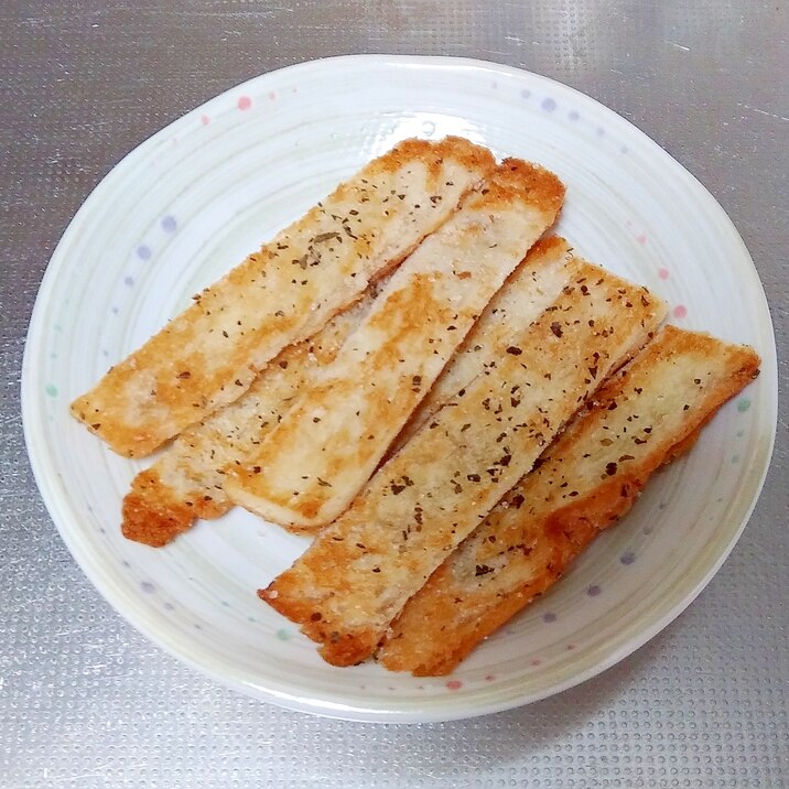 バジルとオリーブオイルのパン耳ラスク レシピ 作り方 By Airis0 楽天レシピ